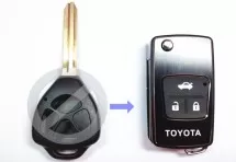 Выкидной ключ Toyota Camry 3 кнопки G #26